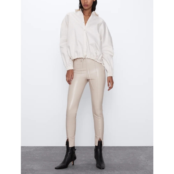 Zara Pants - NWT Zara Faux Leather Leggings